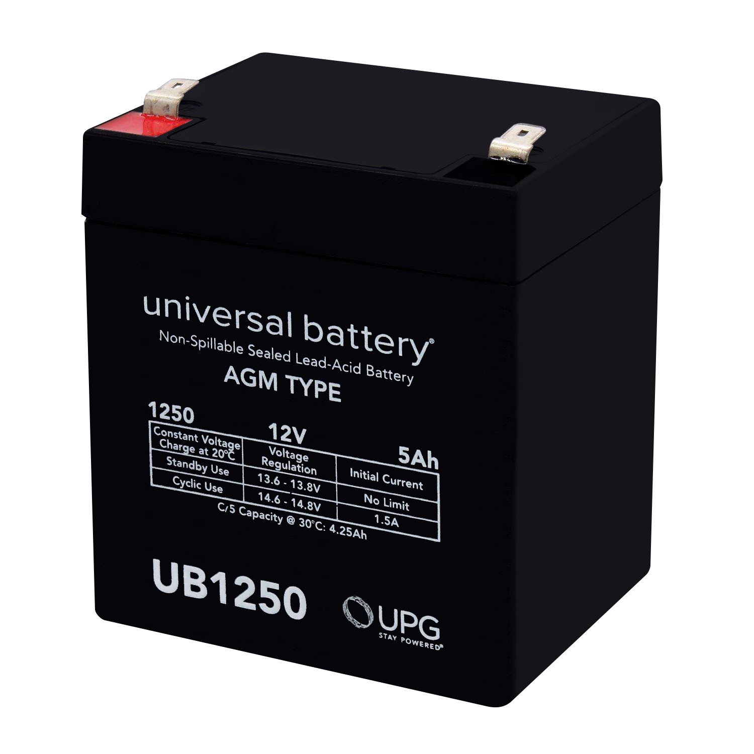 12V 5Ah SLA Replacement Battery Compatible With New Electric Trailer Brakes Brea