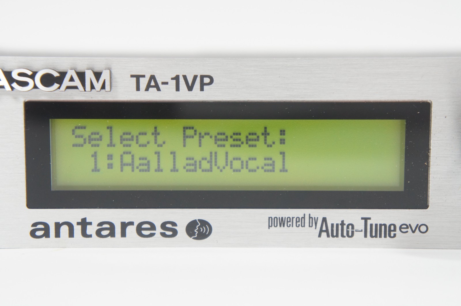 TASCAM TA-1VP antares Auto-Tune evo Real-Time Pitch Correcter w/ 100-240V PSU