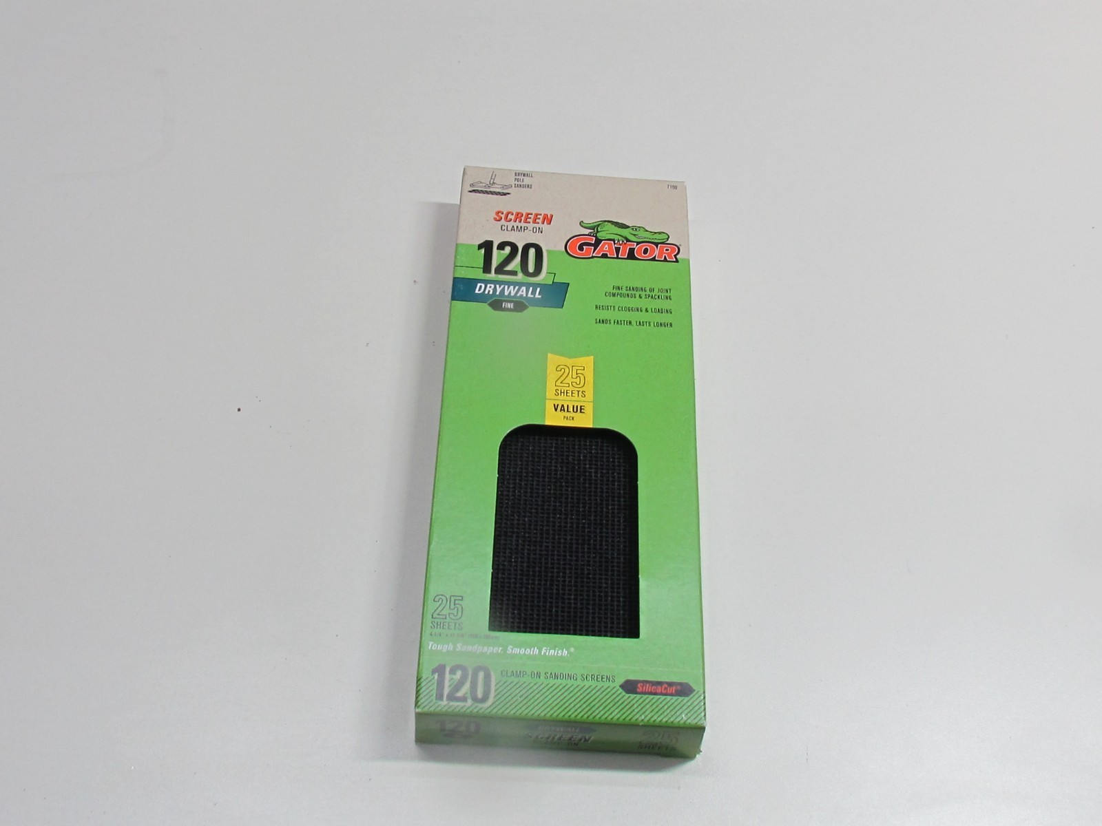 Gator Brand Clamp on 120 Drywall Screen 217151-7100 25 Sheet Pack Fine Grit