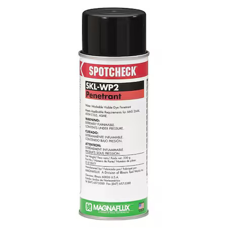 Magnaflux Skl-Wp2 Dye Penetrant, 11.6 Oz, Aerosol Can