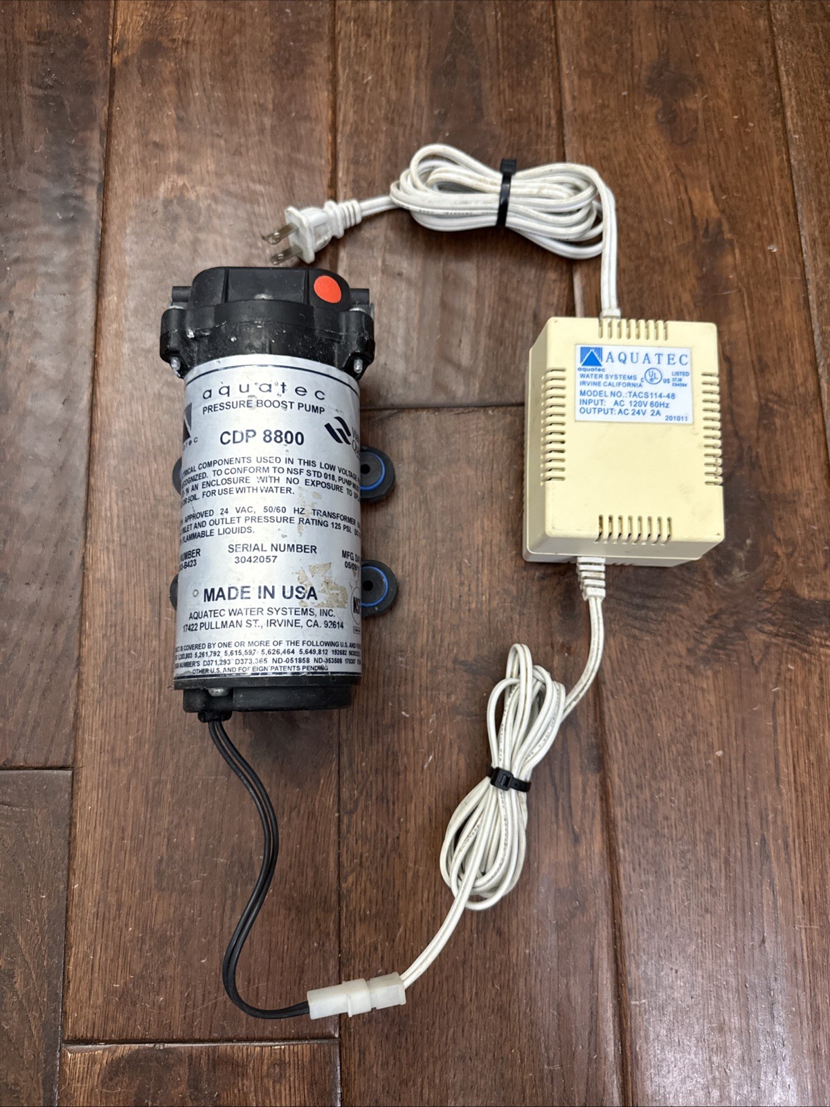 Aquatec CDP 8800 high flow Pressure boost pump 8851-2J03-B423 With Harness