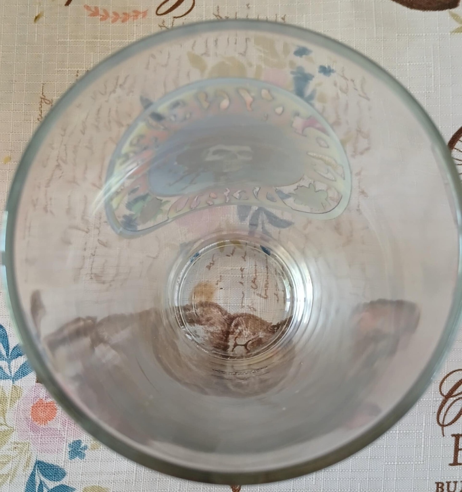GREATFUL DEAD 2019- FEATURING THE BERTHA LOGO, DRINKING GLASS.