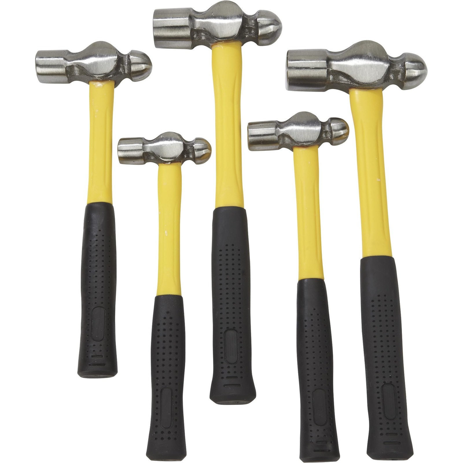 Klutch 5-Pc. Ball Peen Hammer Set