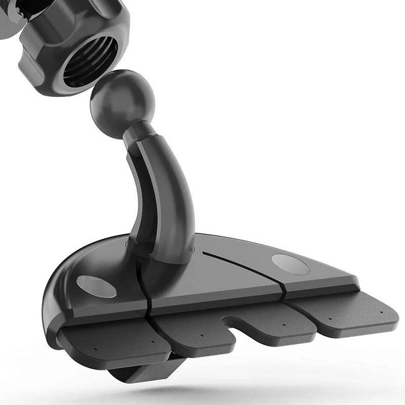 Car CD Slot Phone Holder 17mm Ball Head Mount GPS Bracket