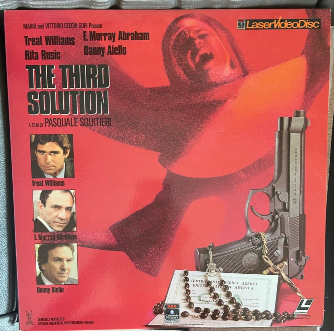 The Third Solution Laserdisc Treat Williams F Murray Abraham Danny Aiello