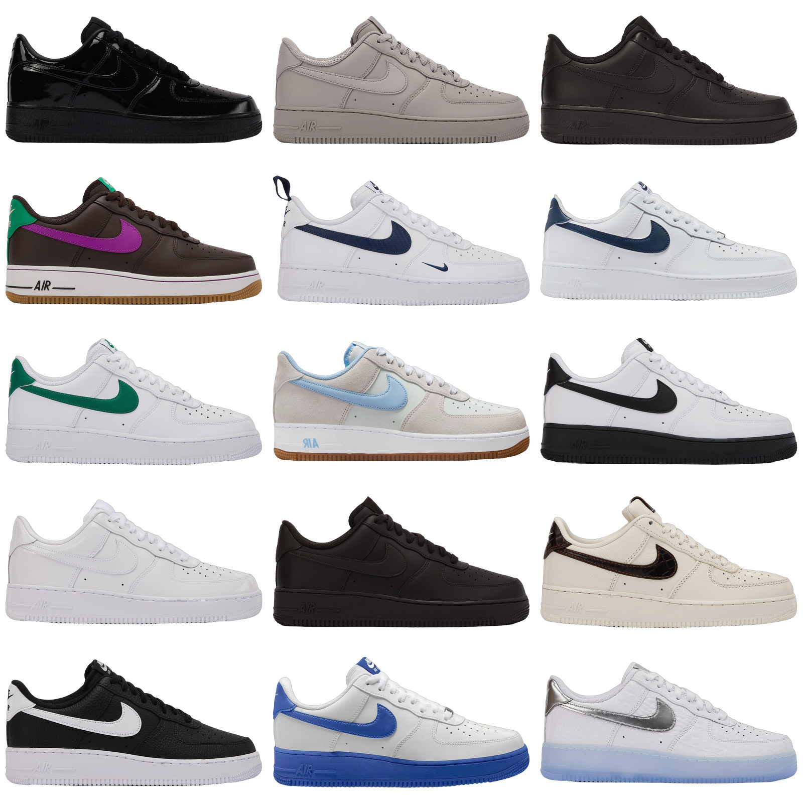NIKE AIR FORCE 1 Classic Low Top Sneakers Mens Size 8-14 Brand New Authentic
