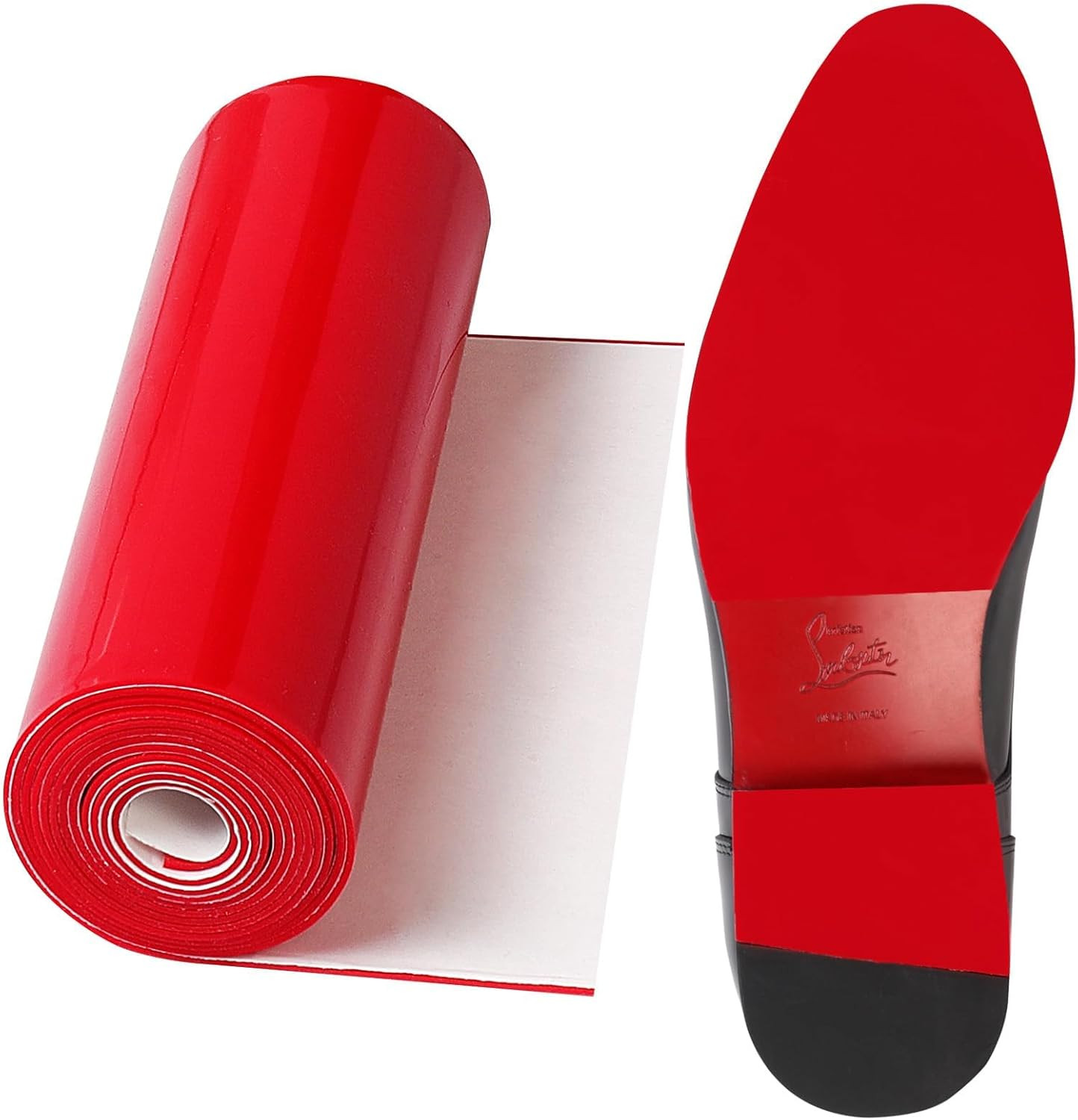 39 in Red Bottom Shoe Protector for Christian Louboutin Heels, Self-Adhesive Sol