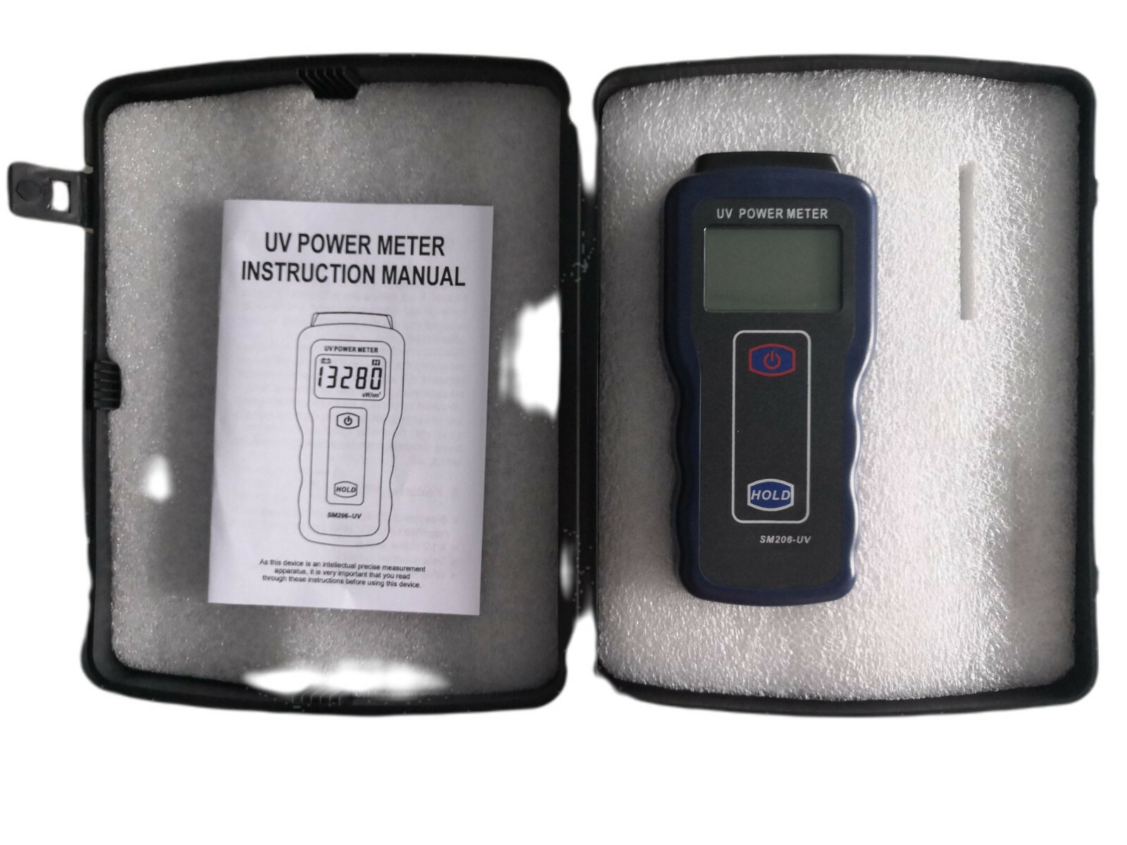 UV Power Meter UV Light Source Radiation Intensity Tester for Ultraviolet Lamp