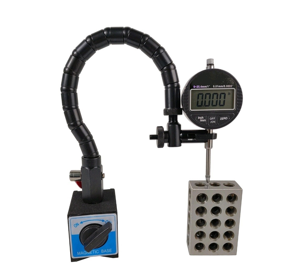 Flexible Magnetic Base Stand For Dial Indicator Gauge Use Indicator Holder