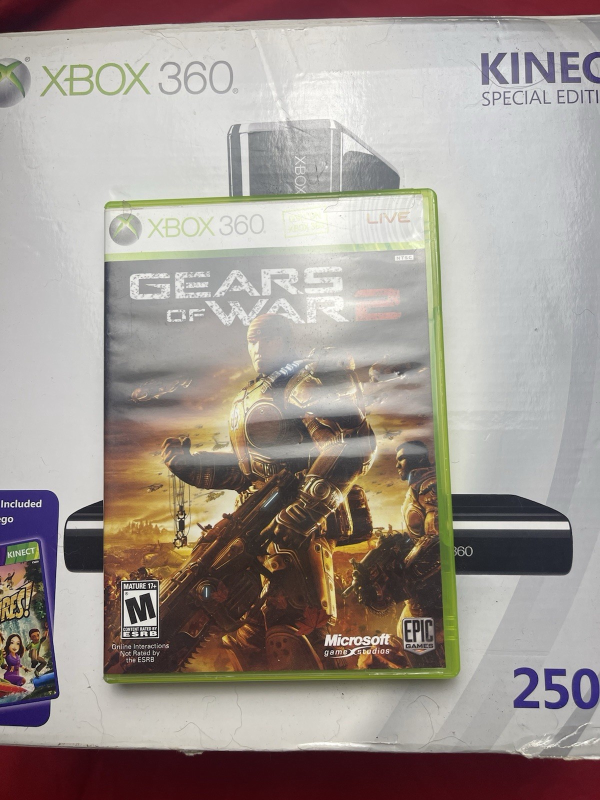 Microsoft Xbox 360 Kinect Special Edition 250GB Bundle Kinect Controller Games