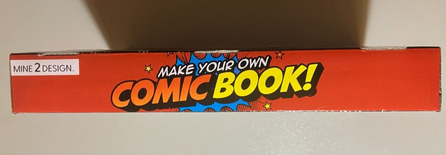 Mine 2 Design - Awesome Comics Make Your Own Comic Book Kit - Sealed Mint New!