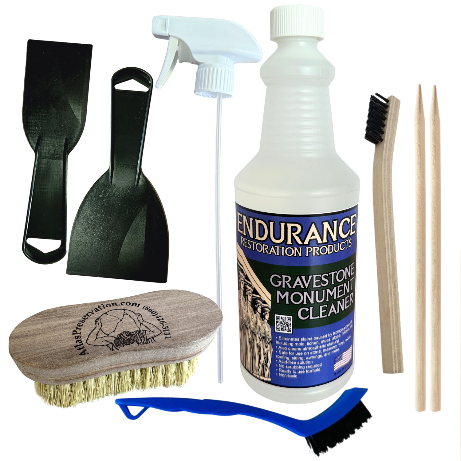 Endurance Restoration - Gravestone & Monument Cleaning - Starter Set