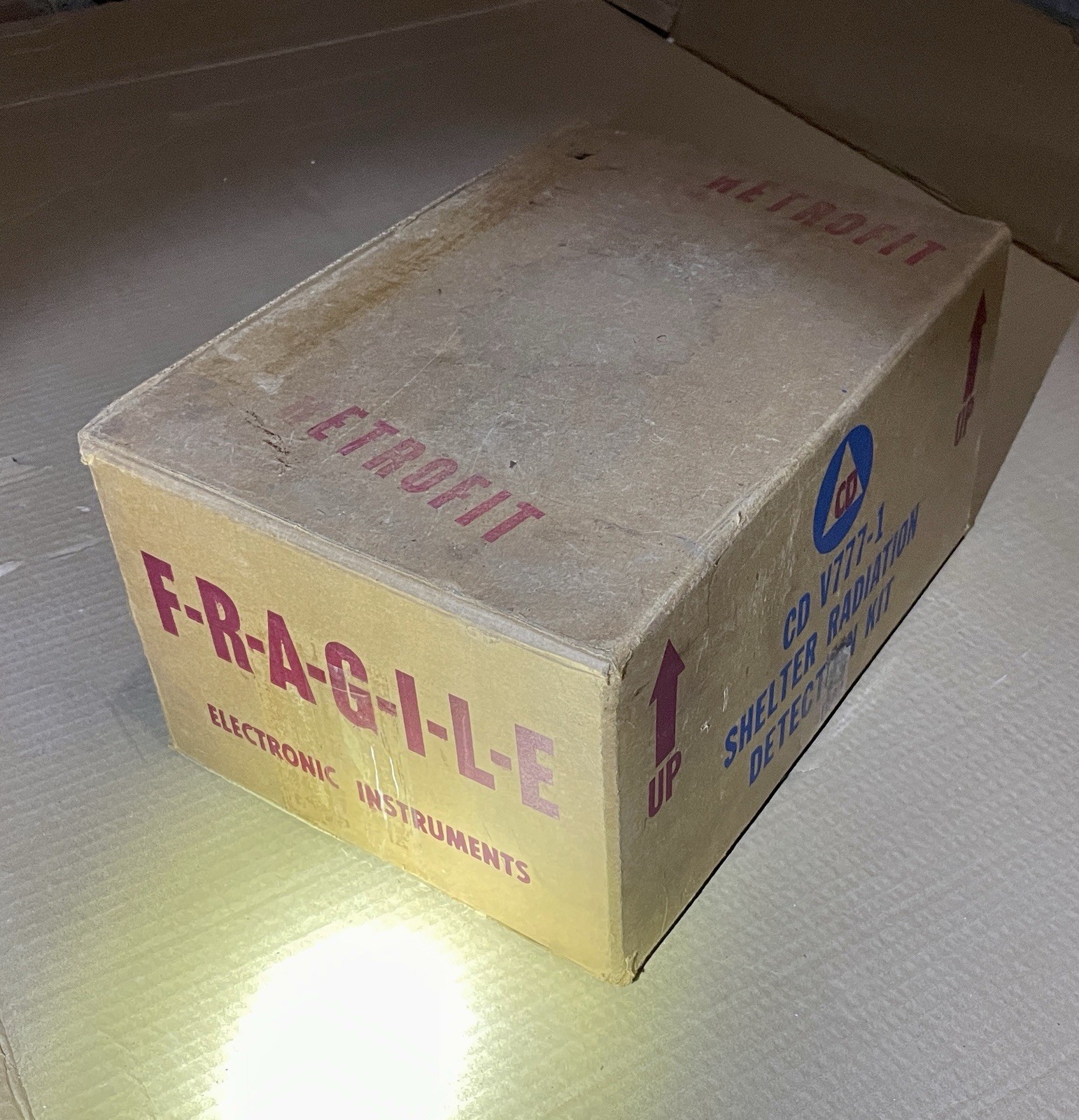 Shelter Radiation Detection Kit CD V777-1 Fallout Kit