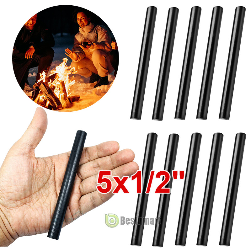 lot 1-10 Huge 1/2"x5 inch EDC Ferro Rod Fire Starter Ferrocerium Flint Survival
