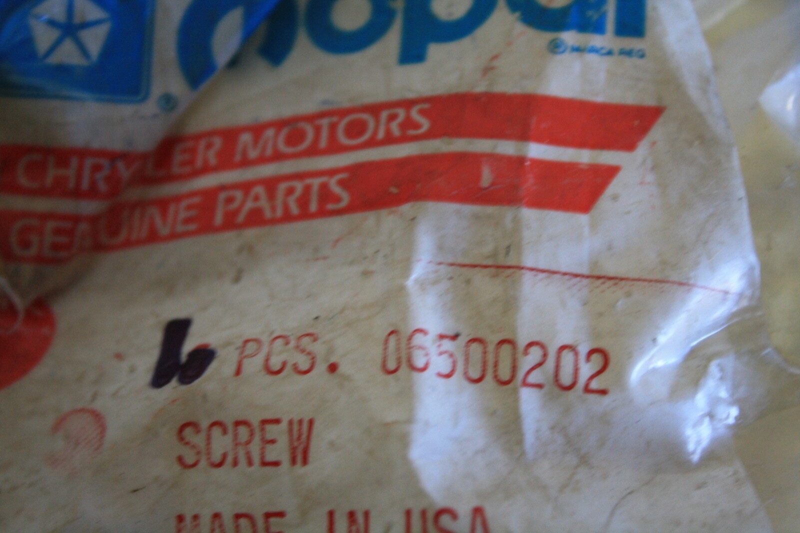 MOPAR 6500202 SHOULDER BOLT EXHAUST SUPPORT