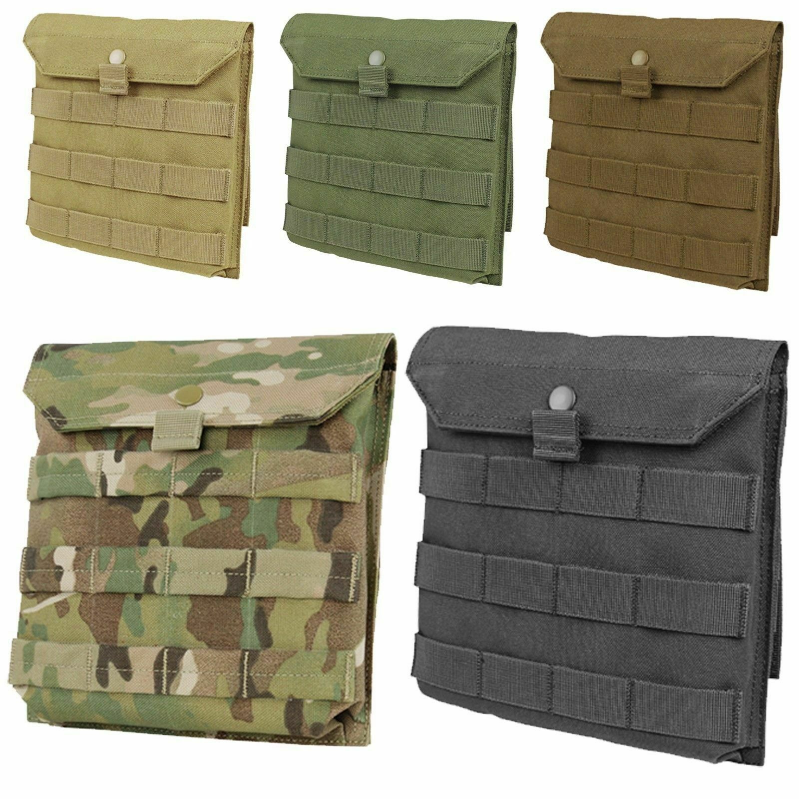 Condor MA75 8"x8" Ballistic Body Armor Carrier Side Plate Utility MOLLE Pouch