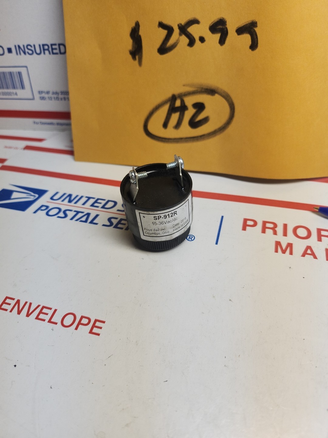 FLOYD BELL Pressure Switch SP-912R NEW , H2