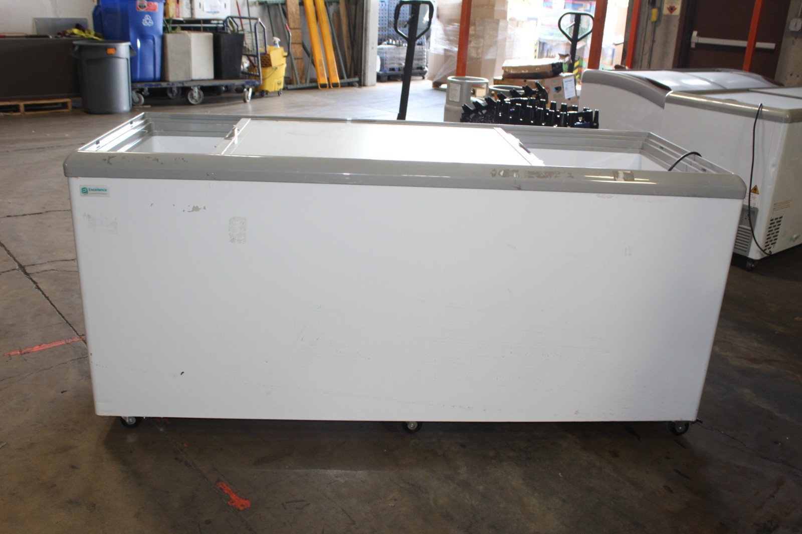 NEW 71" Sliding Flat Lid Cooler Freezer NSF Excellence HB-20HCD #9713 Ice Cream