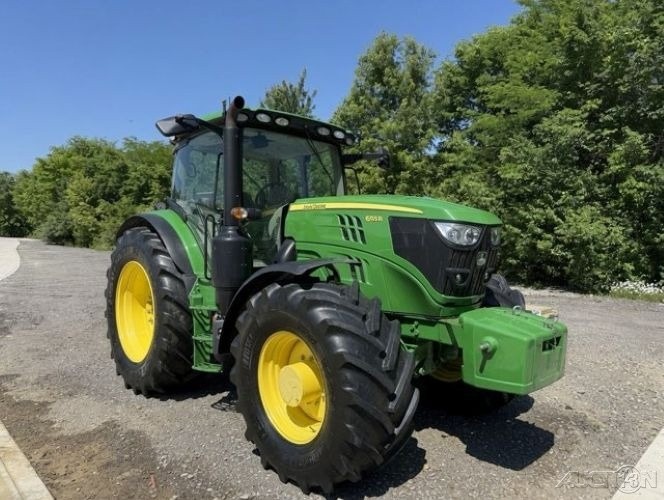 2021 John Deere 6155R Tractor 155HP MFWD 1,638 Hours Heat/AC/Radio Stock#343405