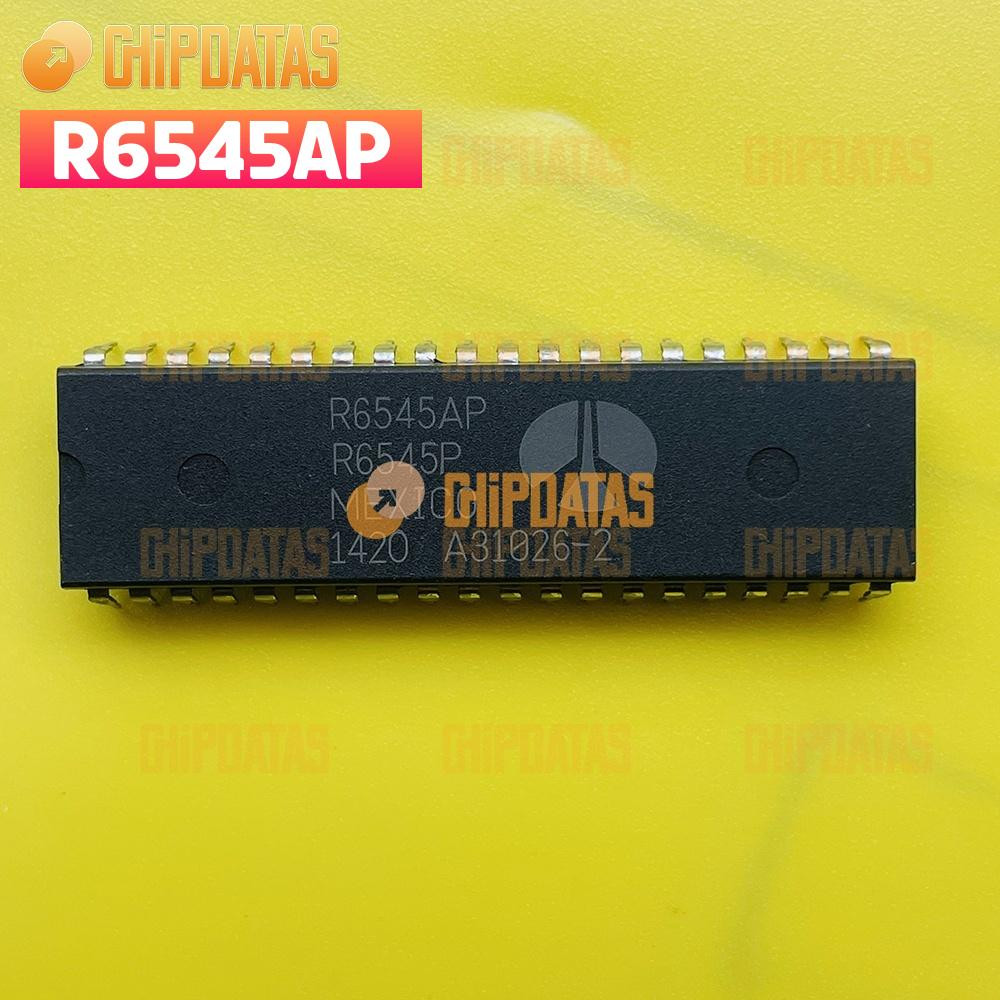1PCS New ROCKWELL  R6545AP CRT Controller. DIP40