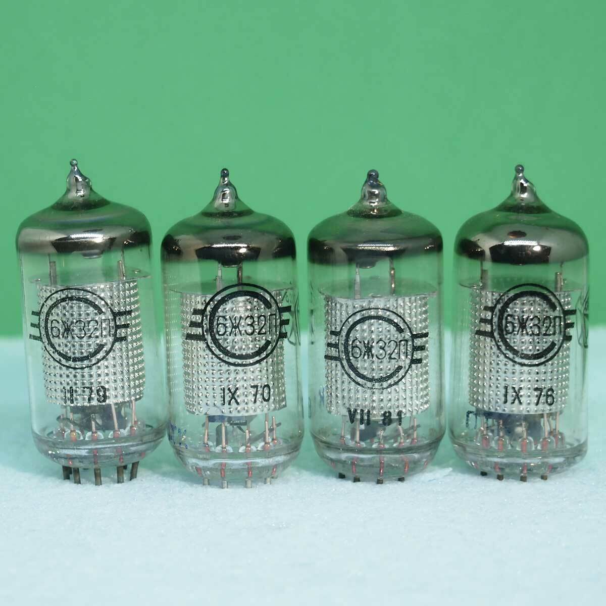 4 PCS IN LOT  Х  6J32P-6ZH32P =6Ж32П ~ /EF86/ 6267 NEW USSR TUBES SVETLANA = DDP
