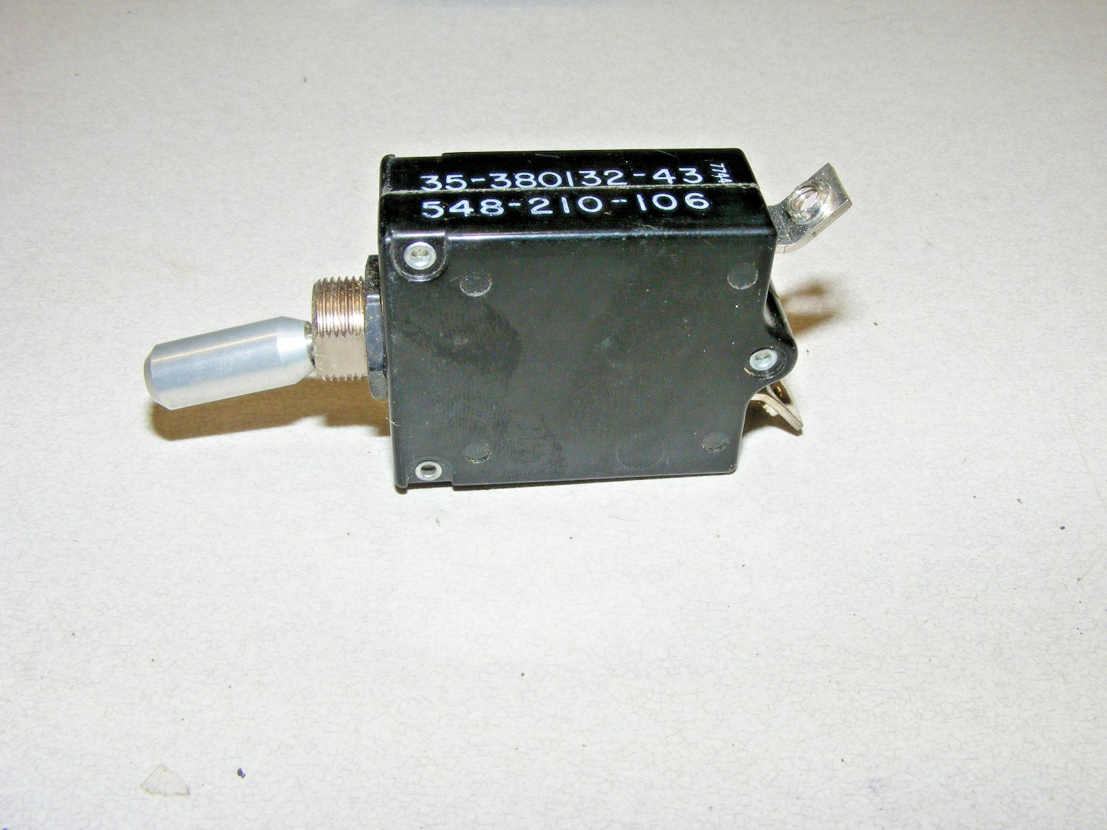 (1) AMF Wood Electric Circuit Breaker Switch 35 380132 43 Aircraft (a97)