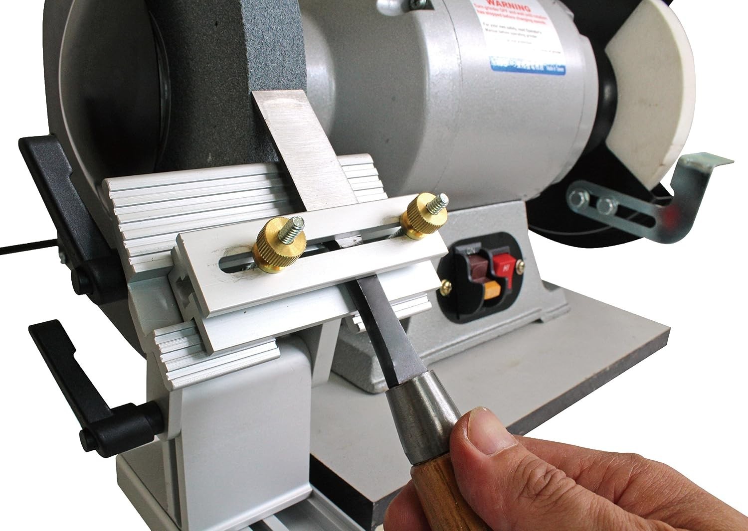 Adjustable Sharpening Tool Rest for 6” & 8” Grinders - Quick Release Design