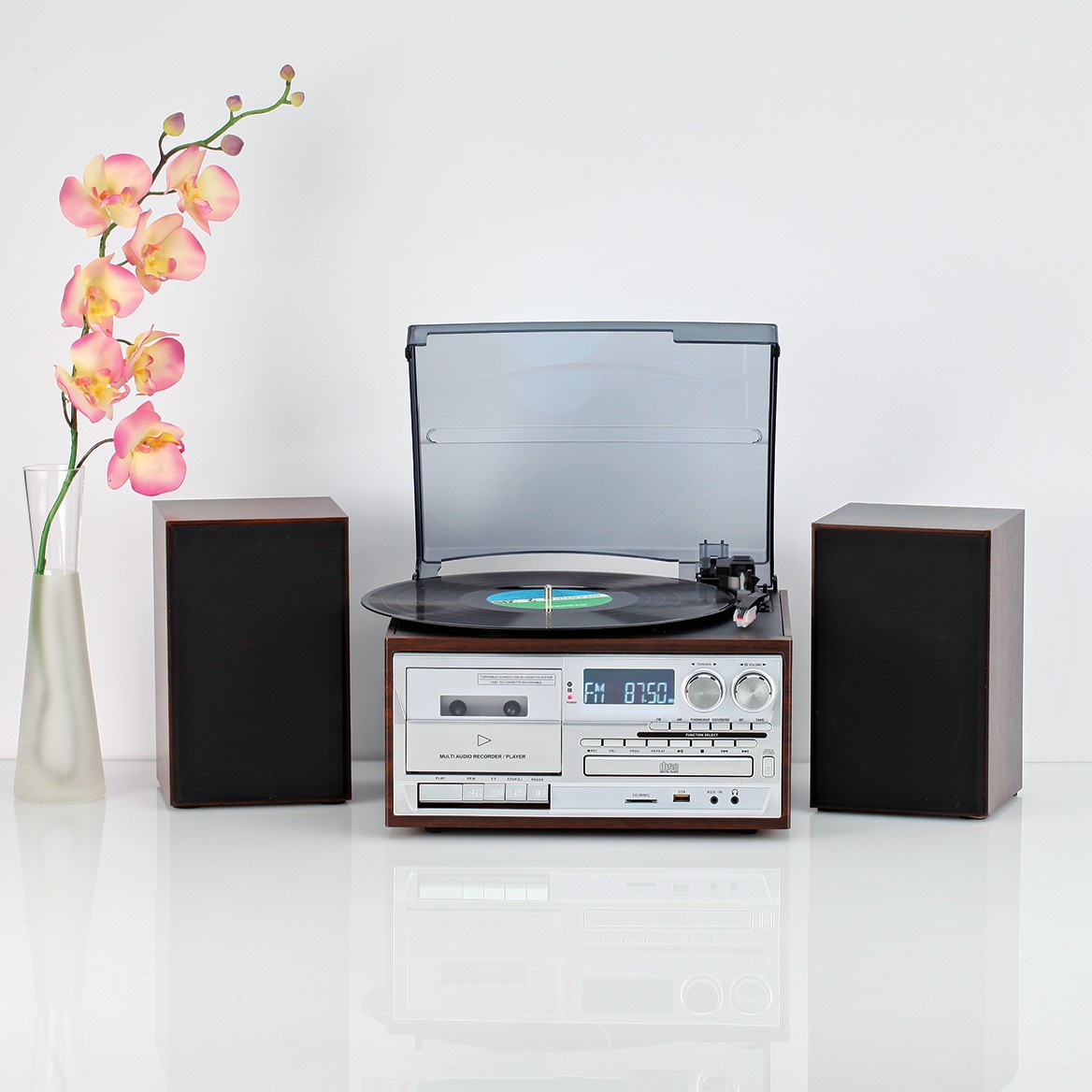 Multimedia Player with External Speakers by OakRidge