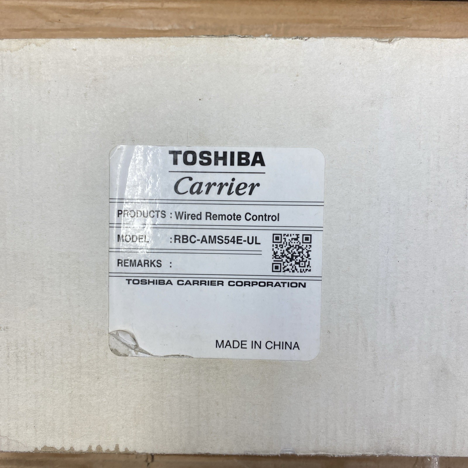Toshiba Carrier RBC-AMS54E-UL .  VRF.  Wired Thermostat Controller