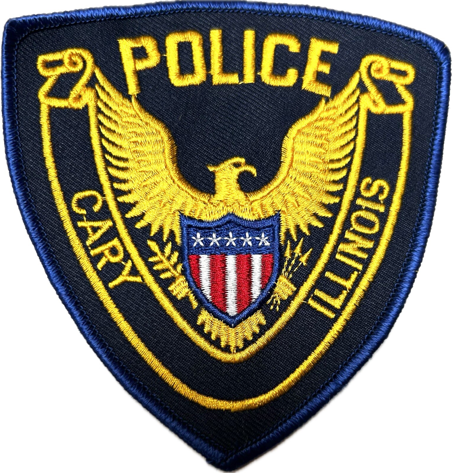 VINTAGE ILLINOIS IL CARY POLICE DEPT PATCH MCHENRY COUNTY #KP