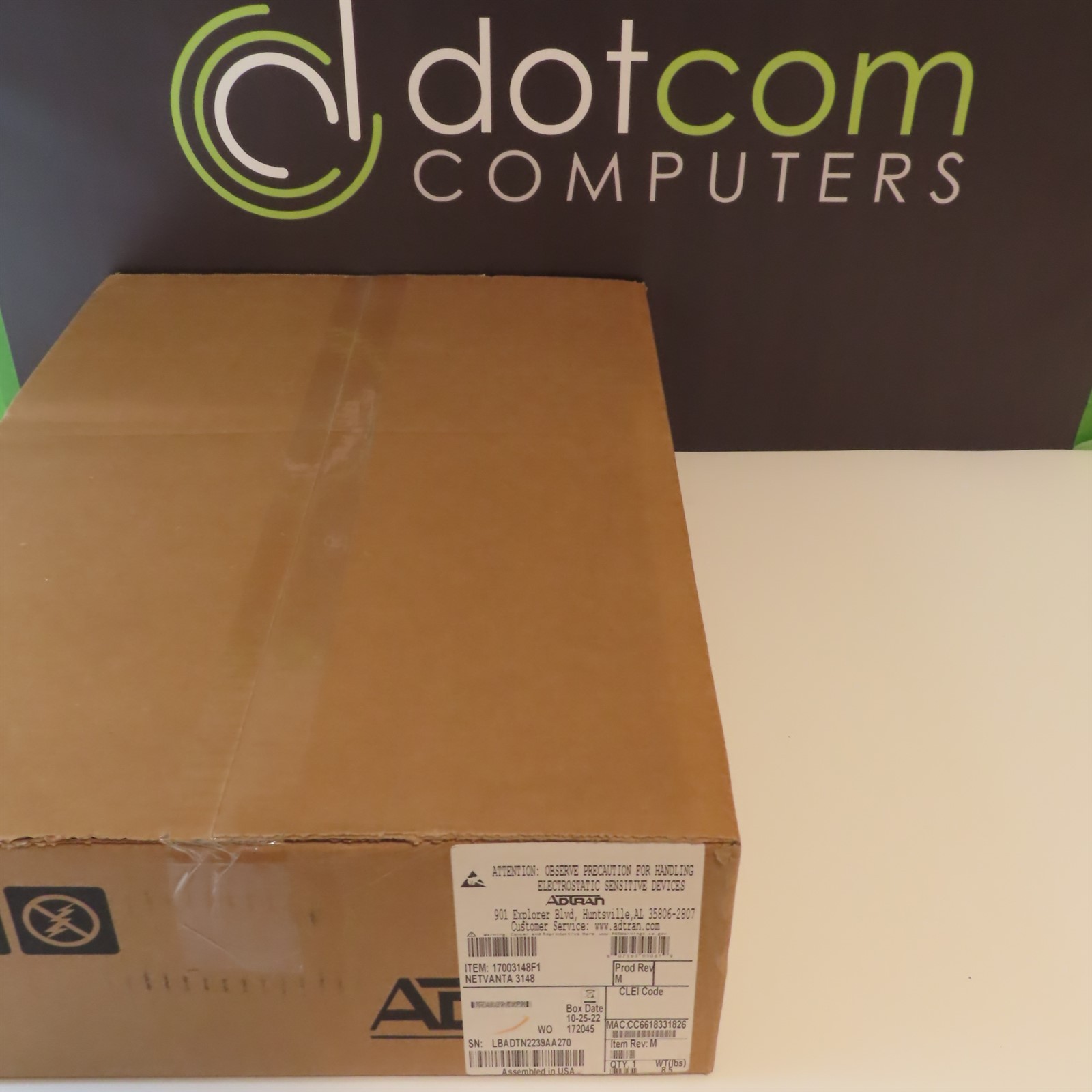 Adtran NetVanta 3148P Router - 17003148F11 New Sealed Warranty Quantity