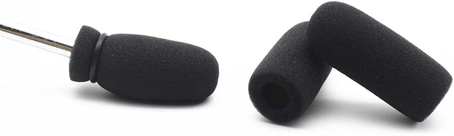 10 Pack Soft Mic Foam Covers Windscreens David Clark Aviation Headset Microphone