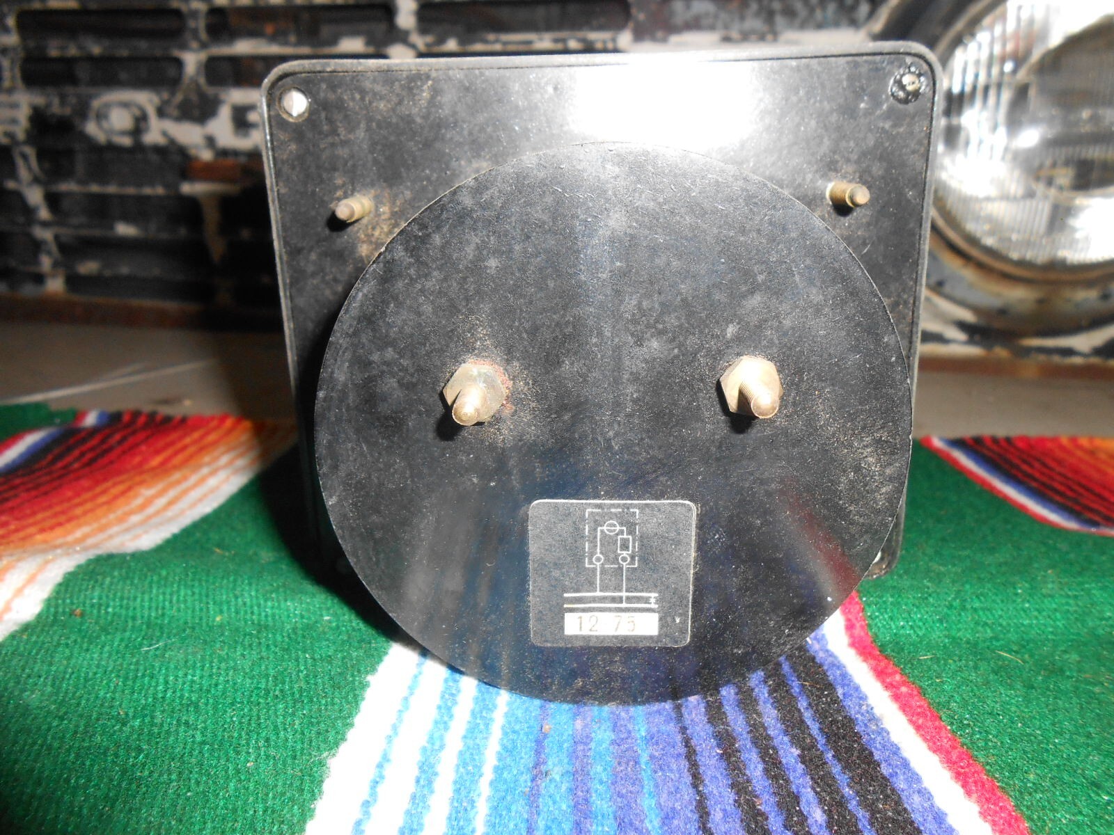 Vintage INDEX Volt Meter Mod E 90 SS 1275