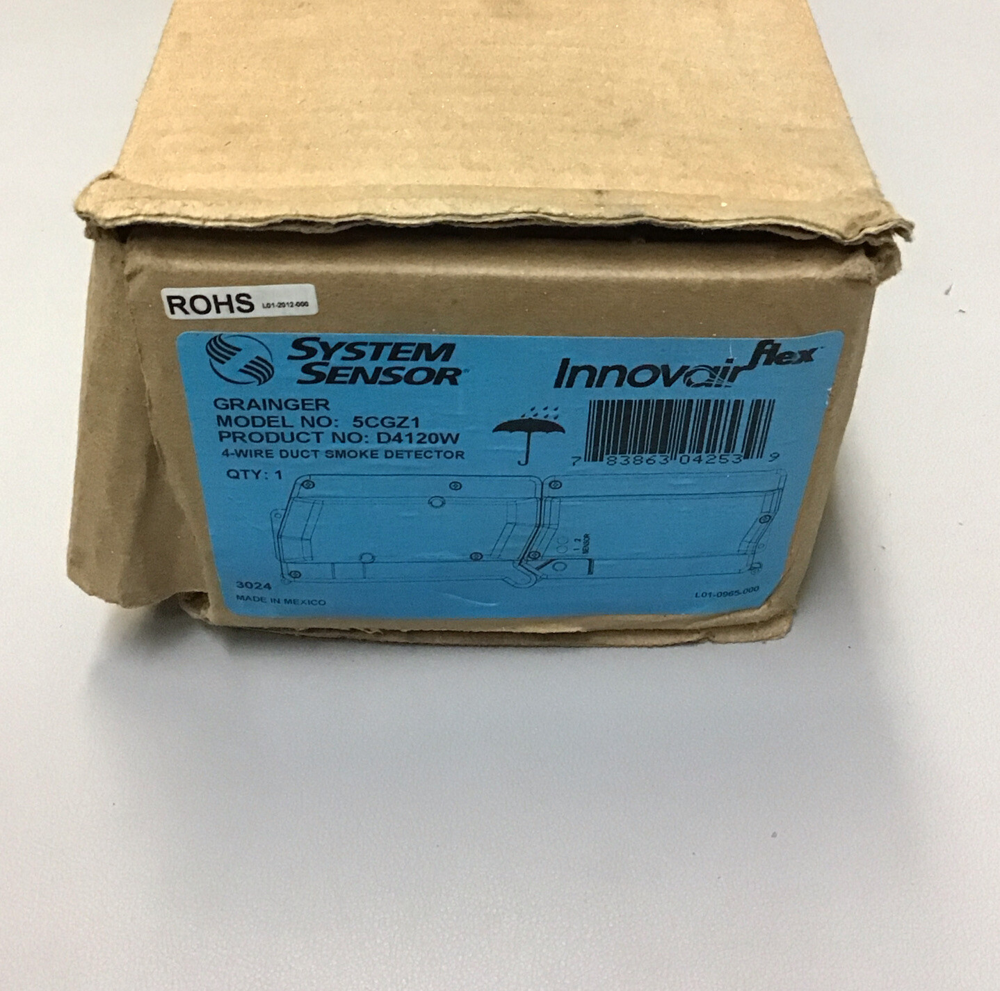 System Sensor 5CGZ1 Duct Smoke Detector (R27)