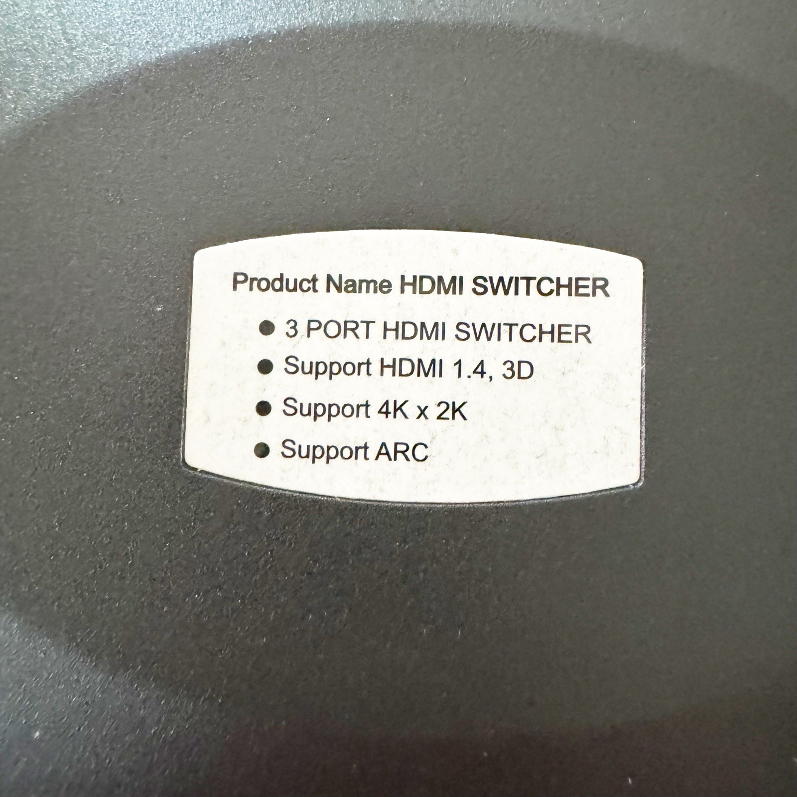 TESmart 3x1 HDMI Switch HDMI Switch Black