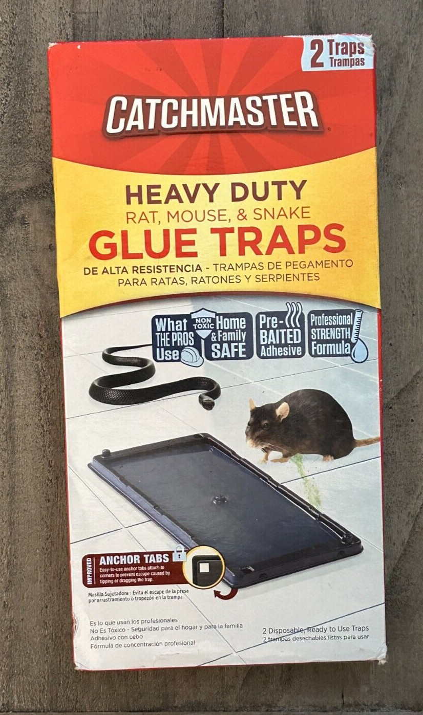 Catchmaster Non Toxic Rat Mouse Insect Snake Glue Trap Trays