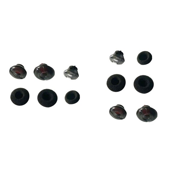 2-Pack POLY Voyager Legend Ear Tip 3-Sizes each S / M / L 3 Ear Gel 3 Foam - NEW