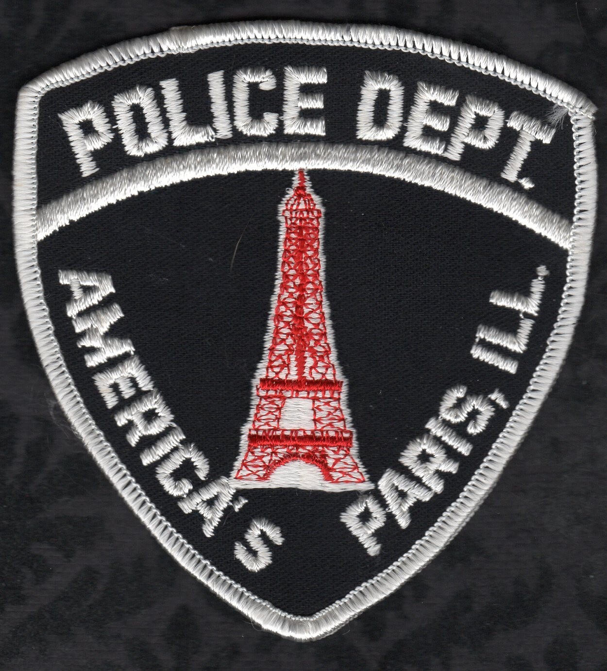 Paris Illinois Police Shoulder Patch  == " America's Paris"