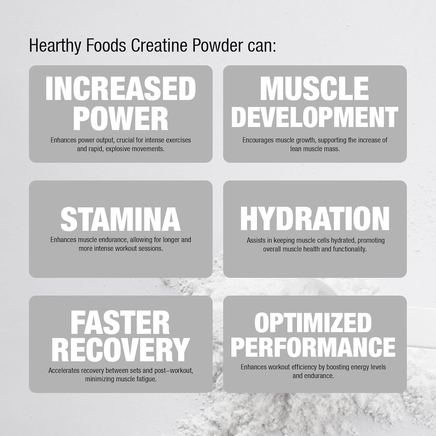 Creatine Monohydrate Micronized Powder 500G - 100 Servings, 5000M