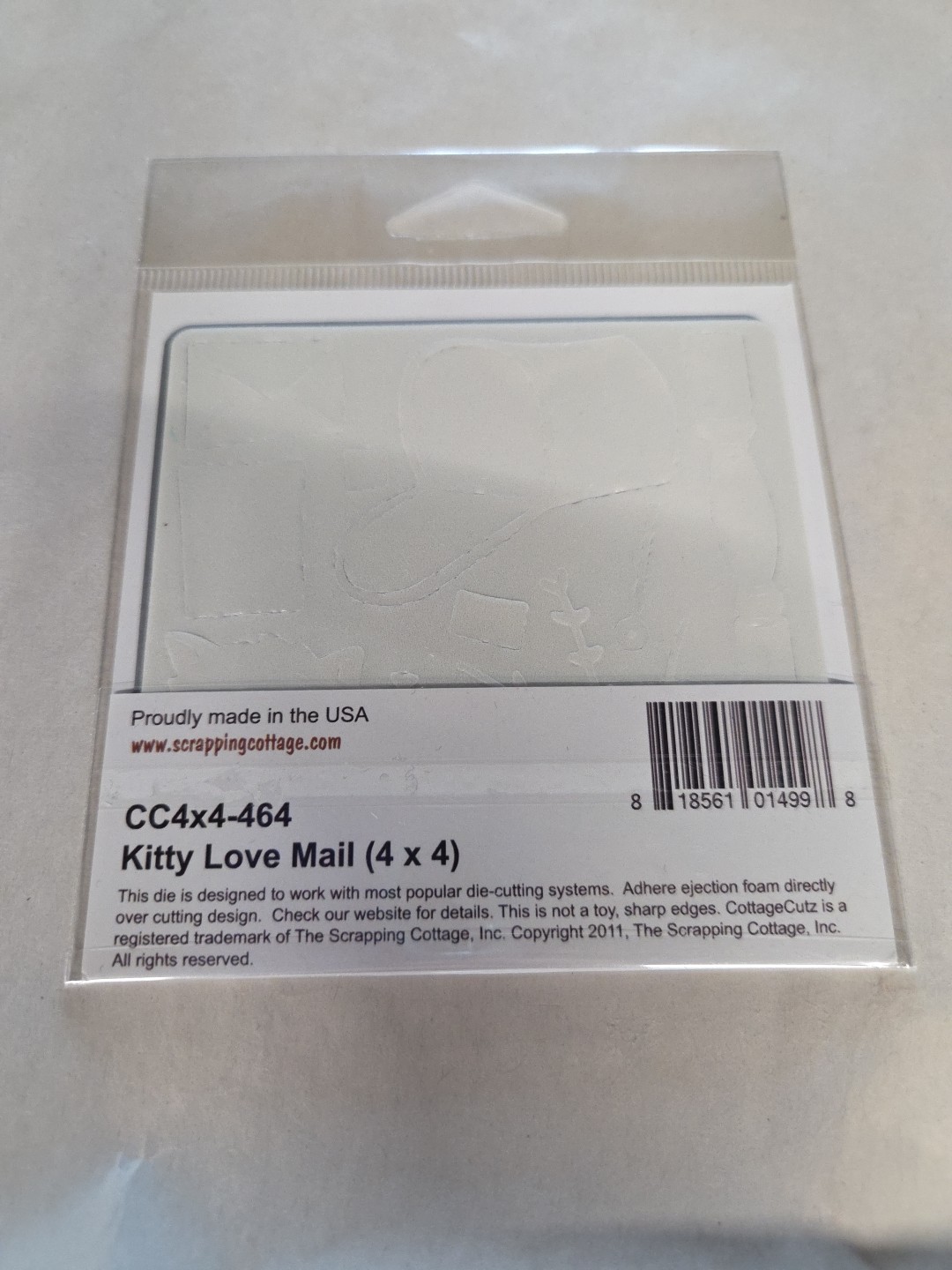 Cottage Cutz Die Kitty Love Mail