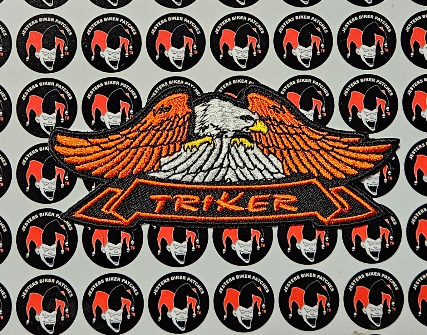 Triker Eagle Embroidered Biker Patch FL015