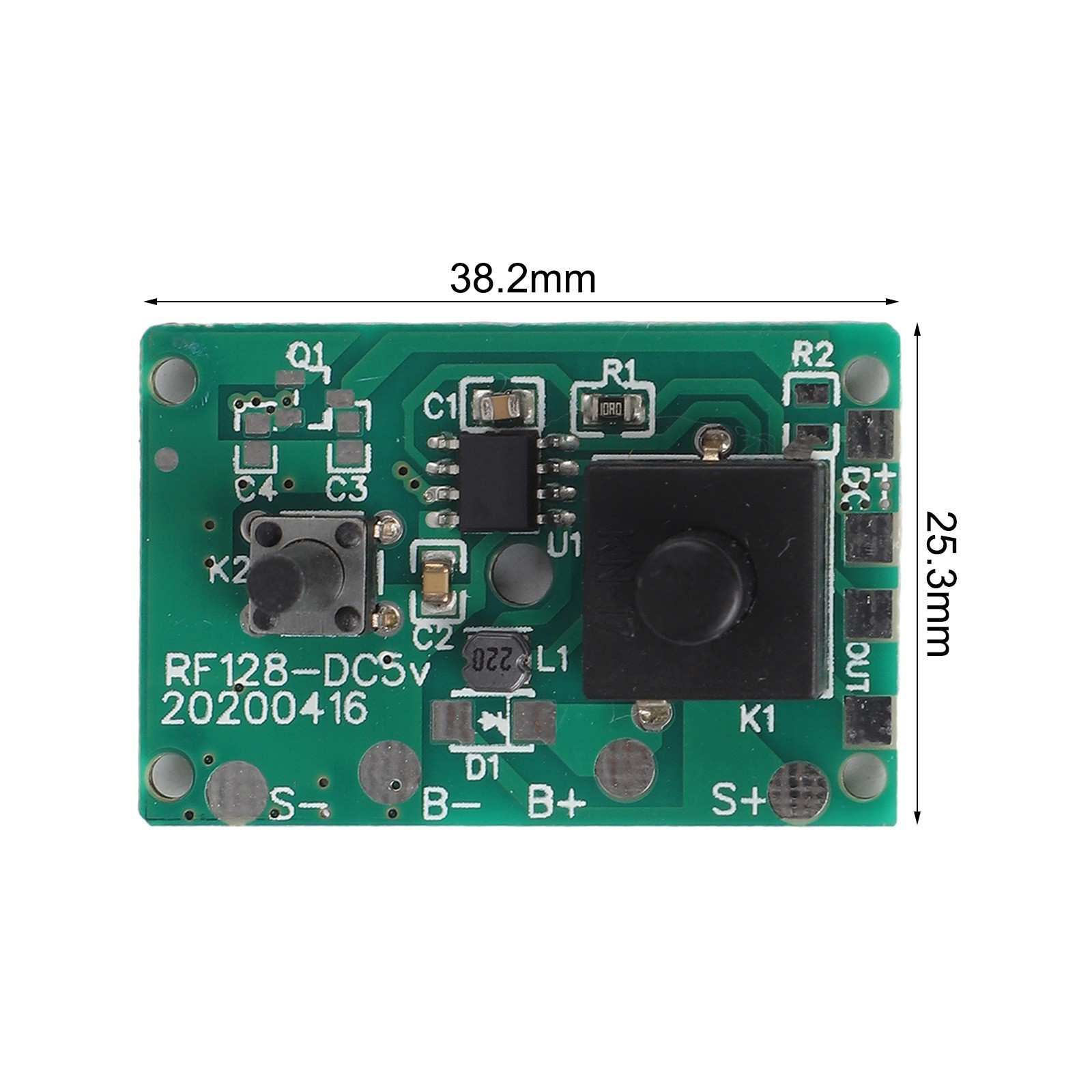 1 2V Solar Light Controller Circuit Board for Enhanced Outdoor Ambiance