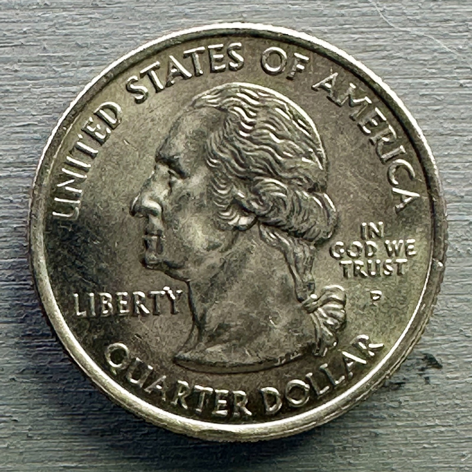 Wyoming 2007 P  State Quarter  "Doubled Saddle Horn" FS-25, DDR-018, WDDR-005