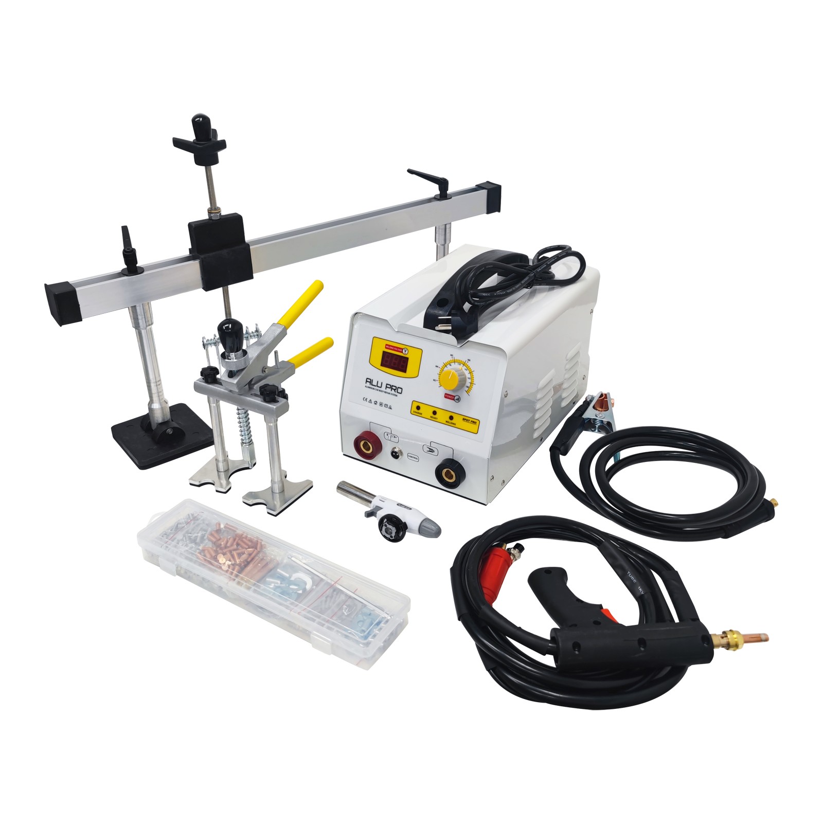 Aluminum Dent Pulling Machine Car Auto Repair Machine 220V Dent Puller Welder