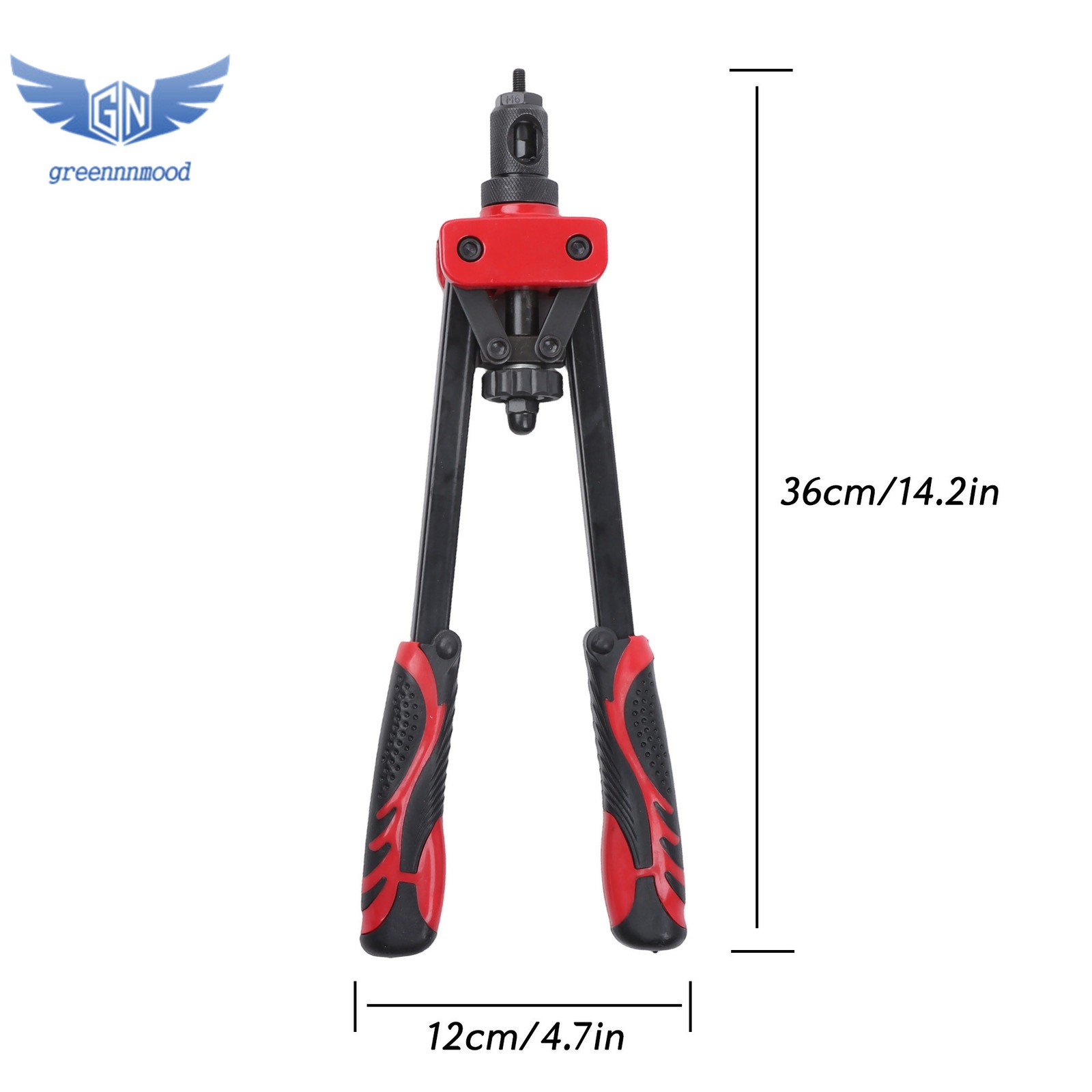 Heavy-Duty Rivet Nut Tool Set - 14" Effort-Saving Design with Extra Components