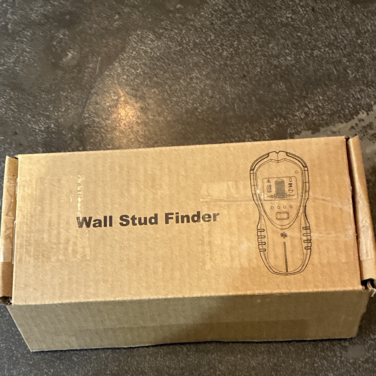 Electric Stud Finder Gold Black LCD Display Portable Plastic SH201