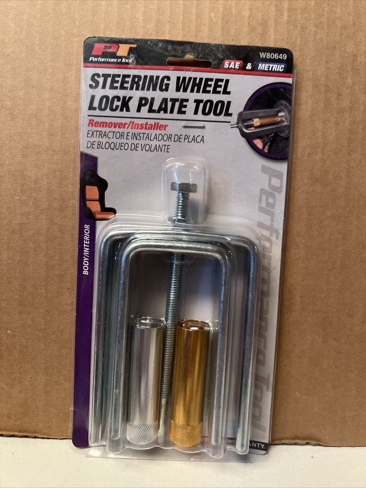 Performance Tool W80649 Steering Wheel Lock Plate tools
