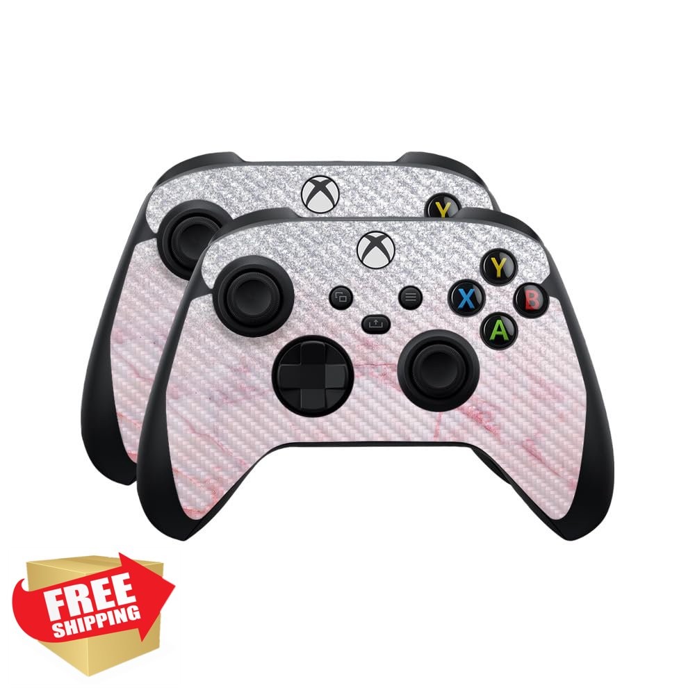 Vision Signs Xbox S/X Carbon Fiber Skin Girly Marble Dazzle Textured