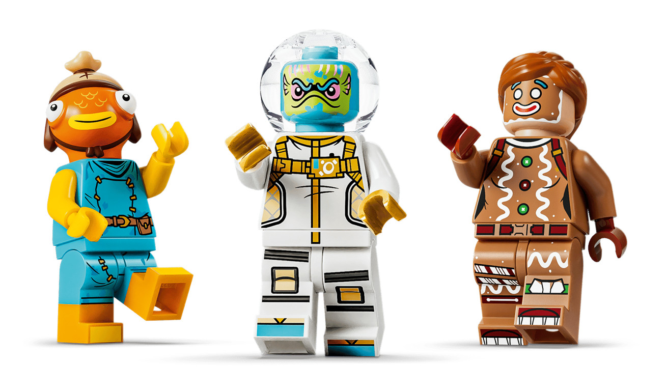 New! Genuine LEGO Minifigures Only! from Fortnite "Supply Drop" 77080