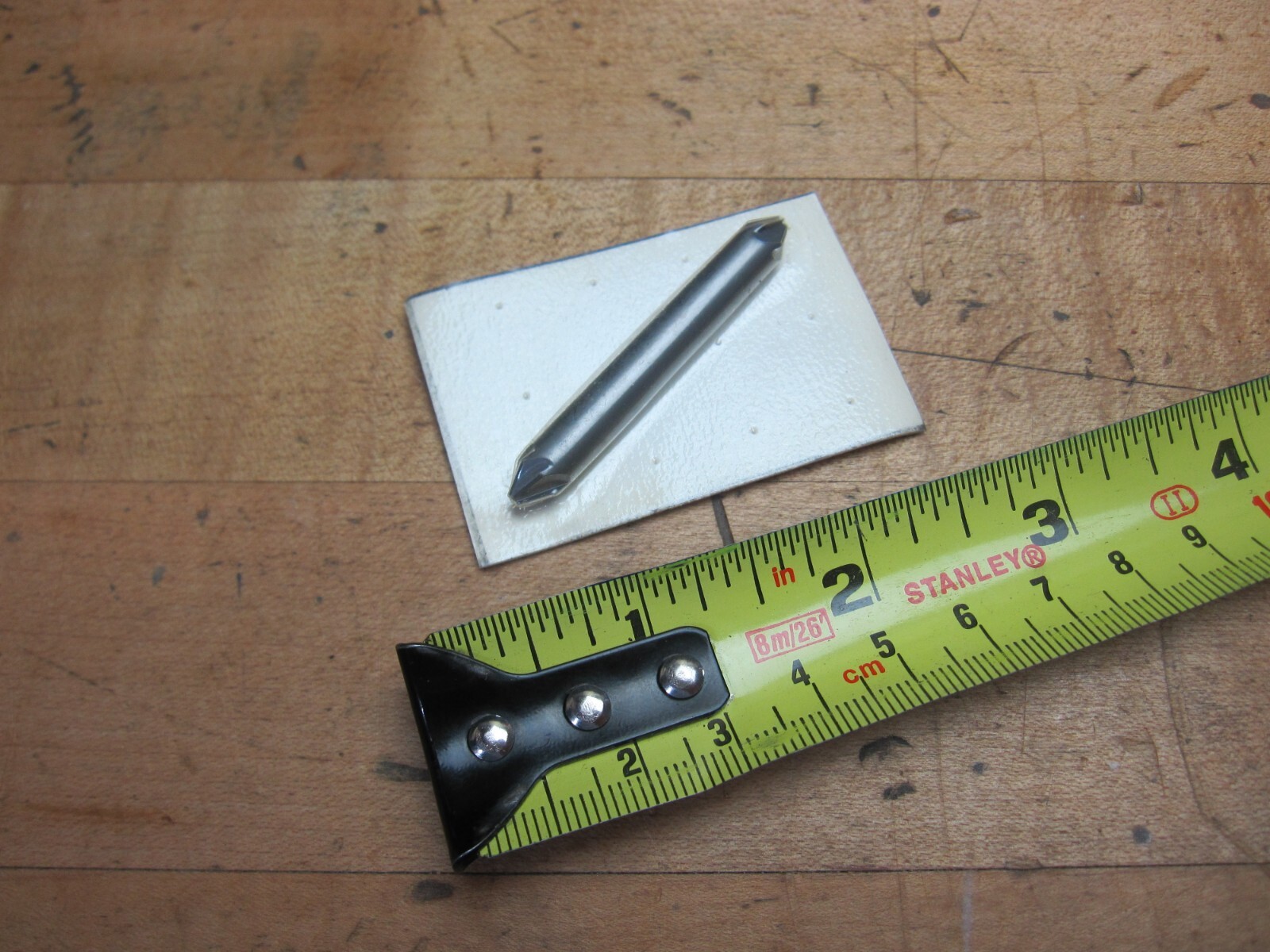 Severance 1/4" double end countersink solid carbide 6 fl 60 degree 30 per side